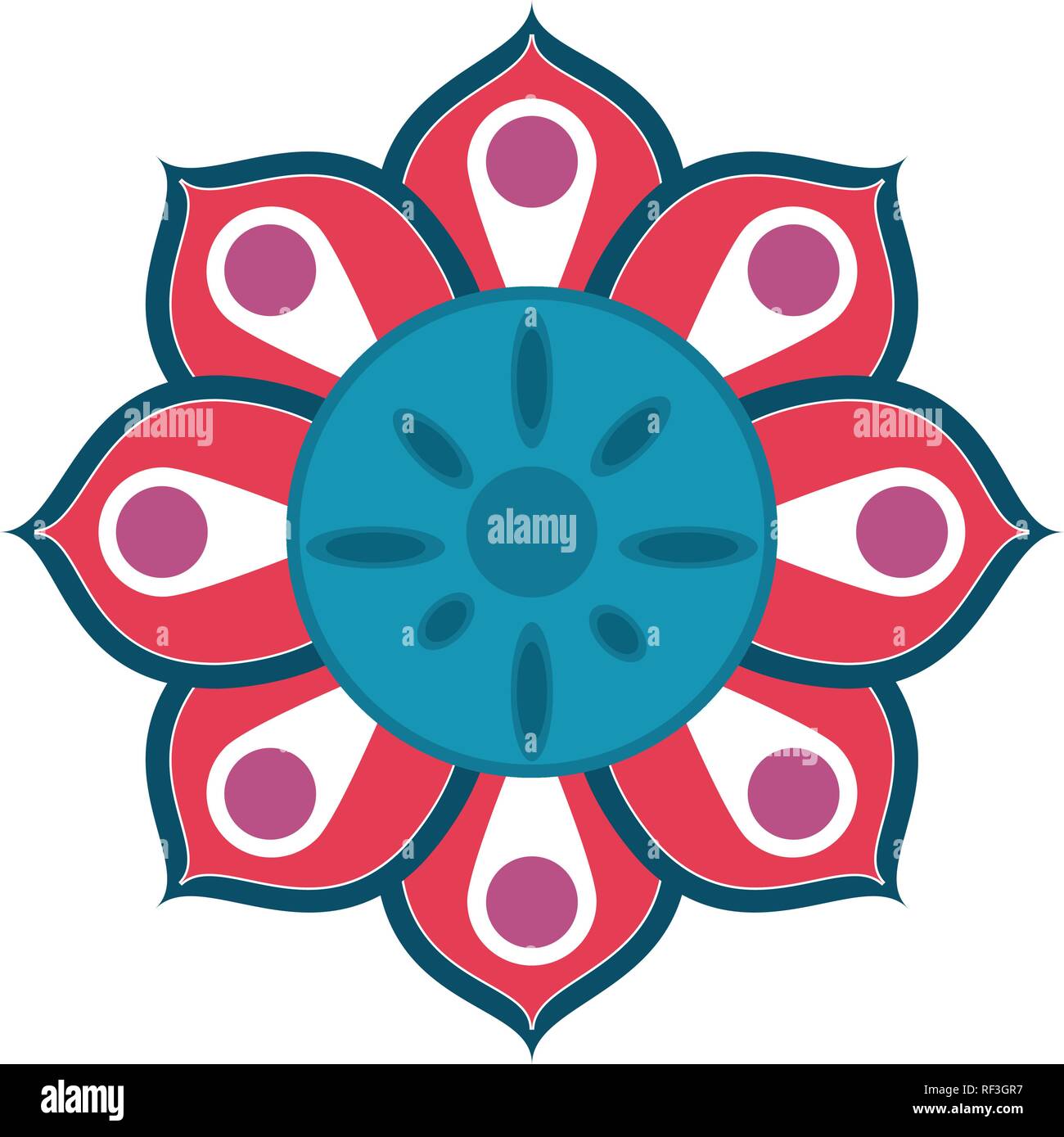 Beautiful flowers isolated Stock Vector Image & Art - Alamy