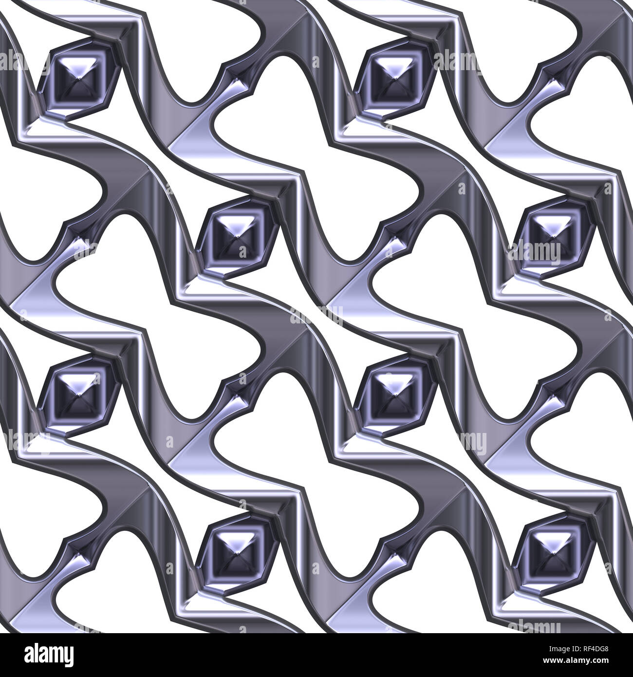 Seamless tileable metal decorative background pattern Stock Photo - Alamy