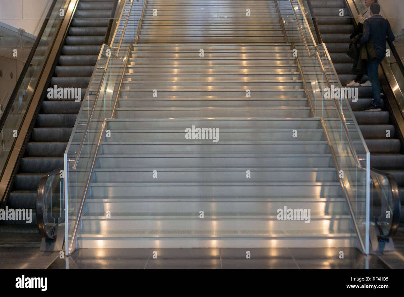 The Acropolis Museum is an architectural gem where modern art shelters the ancient Stock Photo