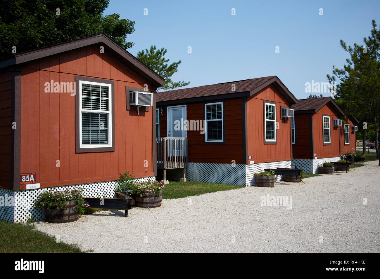 Vacation Rental Cabins In Wisconsin Stock Photo 233056306 Alamy