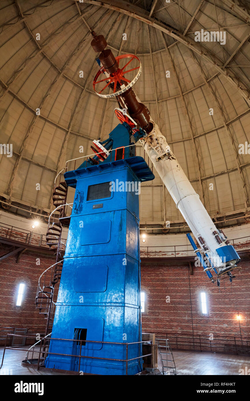 40 inch refracting telescope at Yerkes Observatory in Williams Bay, Wisconsin Stock Photo