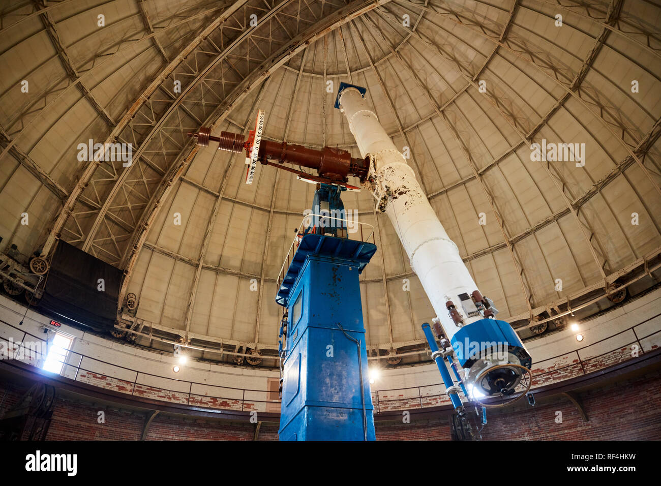 40 inch refracting telescope at Yerkes Observatory in Williams Bay, Wisconsin Stock Photo