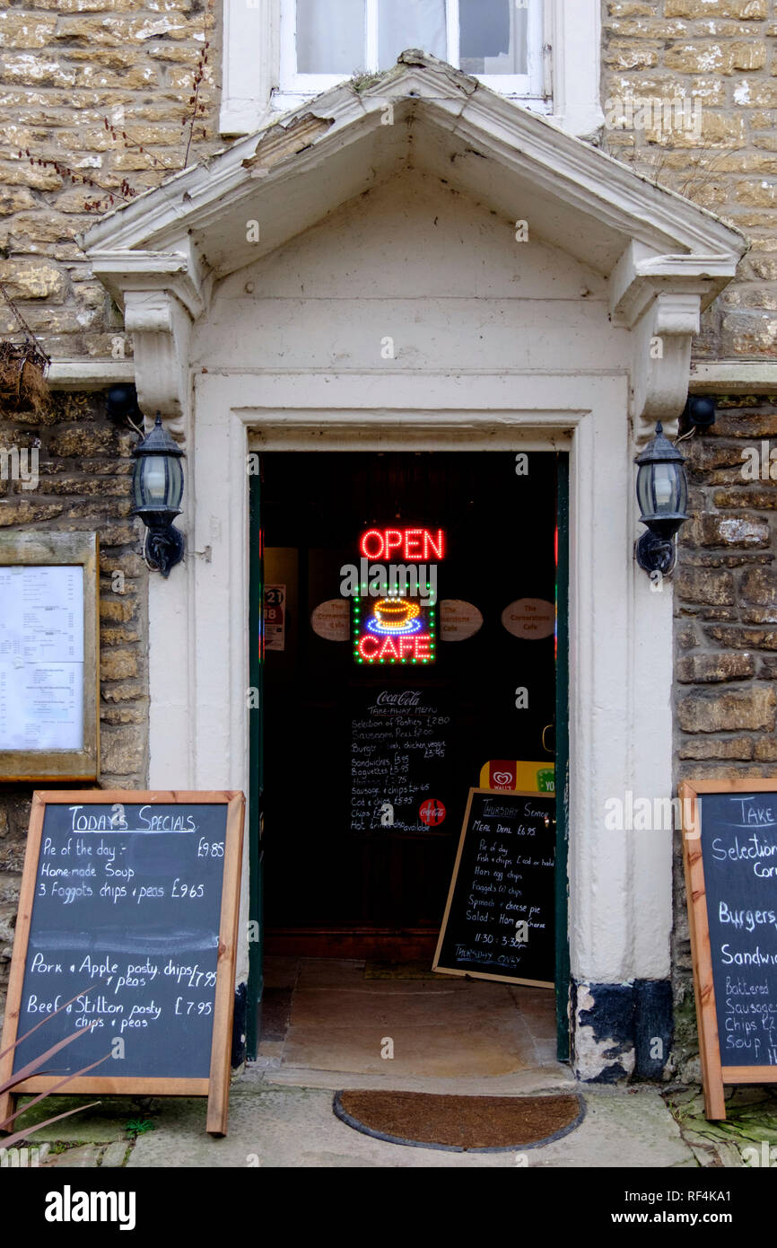 The Corner stone cafe at the carpenters arms Lacock wiltshire England UK Stock Photo