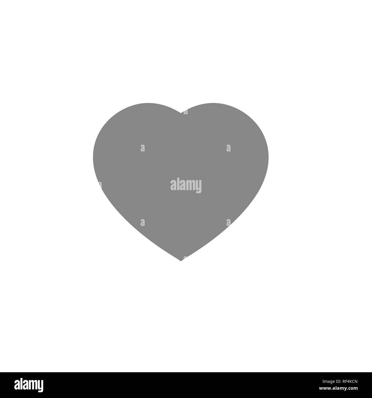 Heart vector icon, Love symbol. Valentine s Day sign, emblem isolated ...