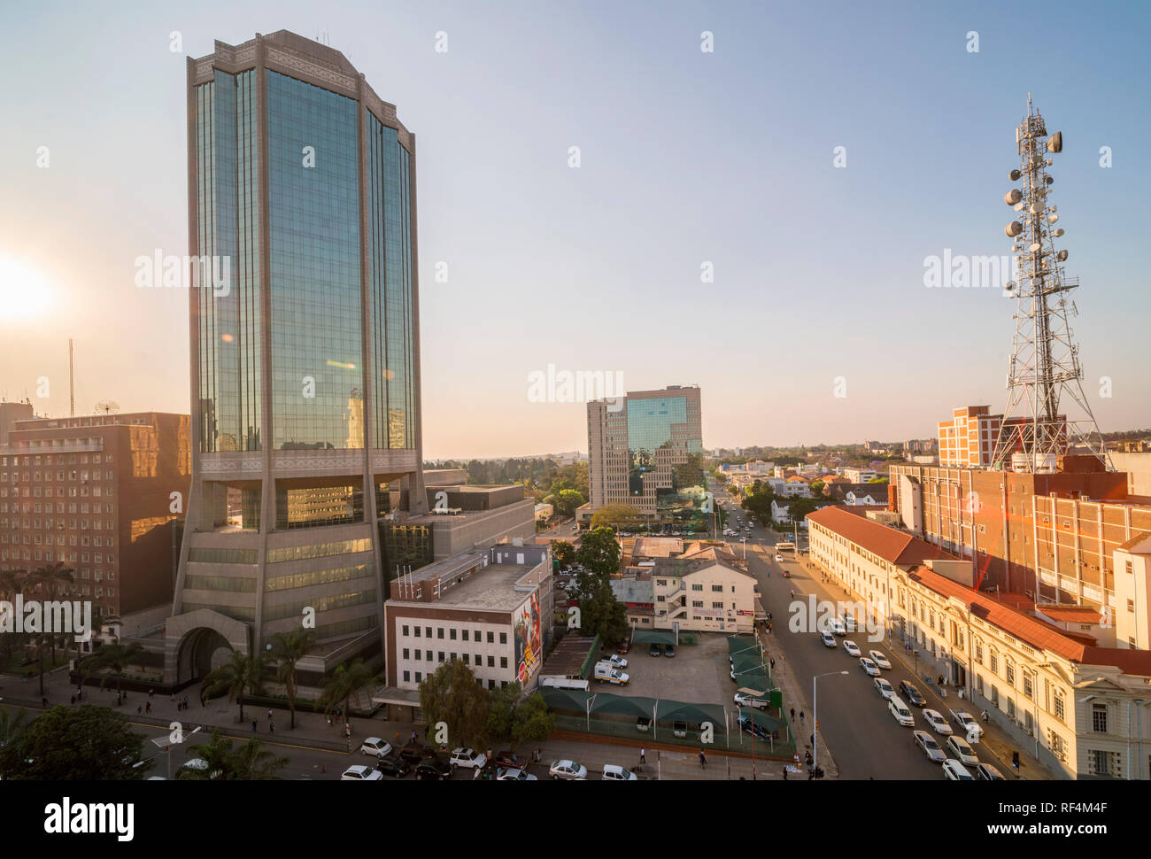 A view of Zimbabwe's Reserve Bank Stock Photo - Alamy