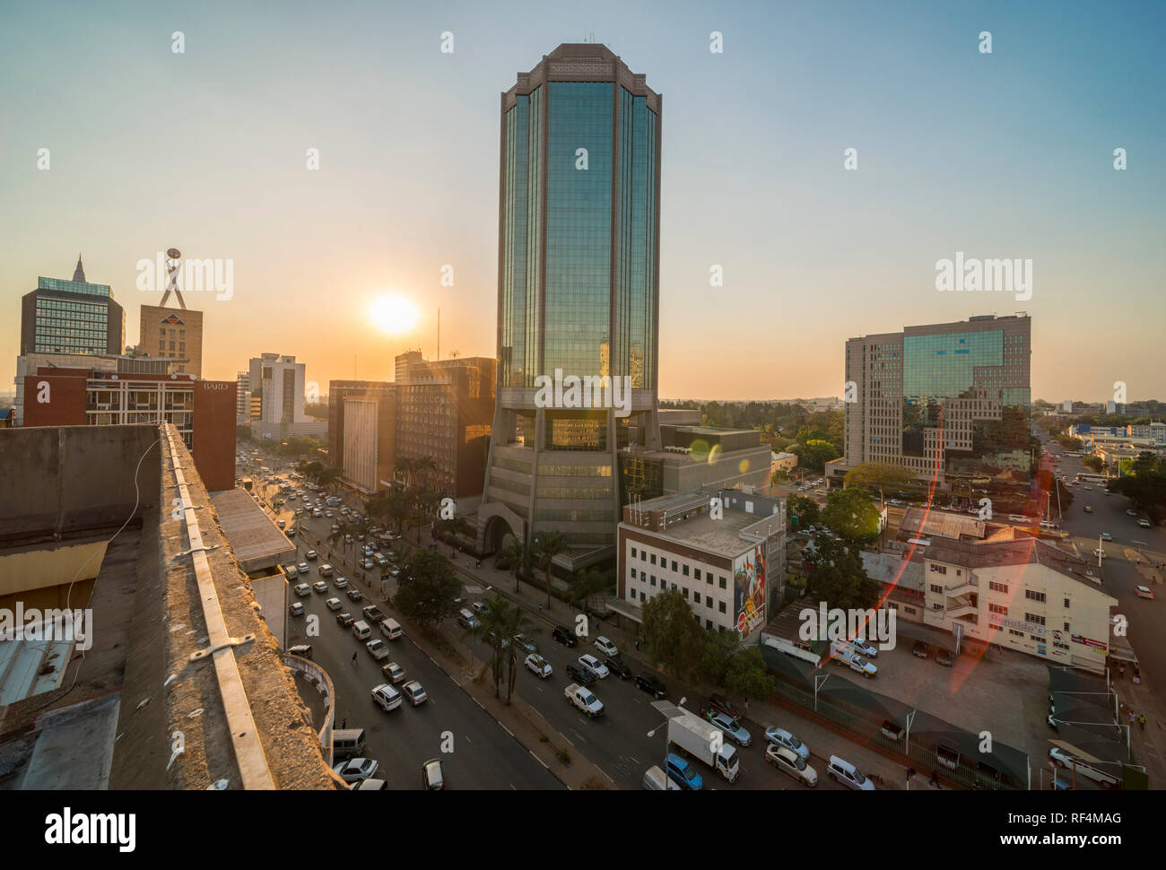 A view of Zimbabwe's Reserve Bank Stock Photo - Alamy