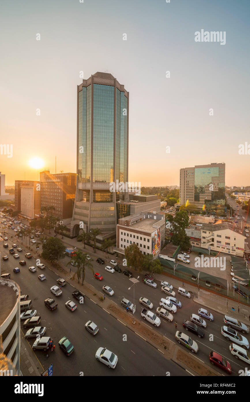 A view of Zimbabwe's Reserve Bank Stock Photo Alamy