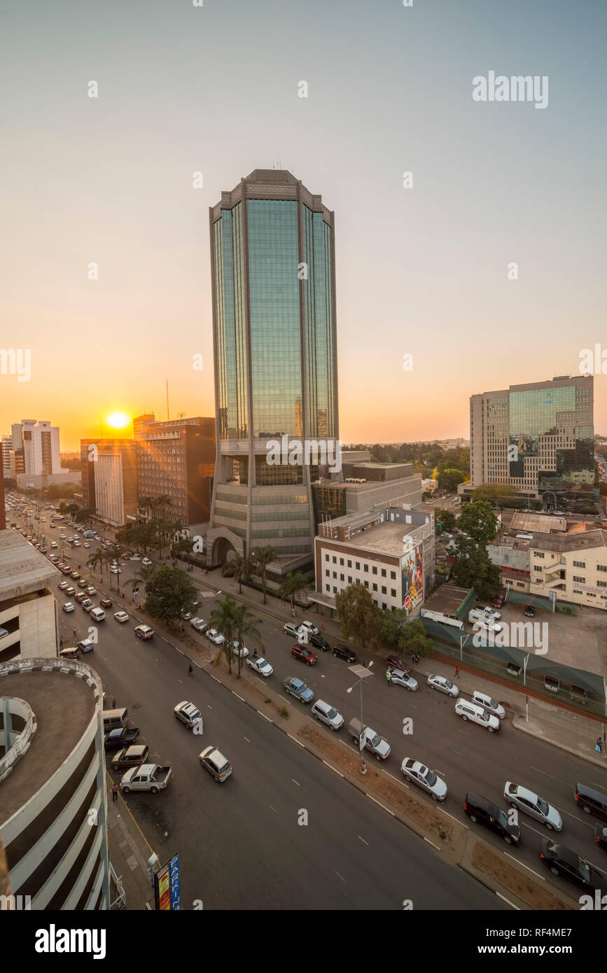 A view of Zimbabwe's Reserve Bank Stock Photo - Alamy