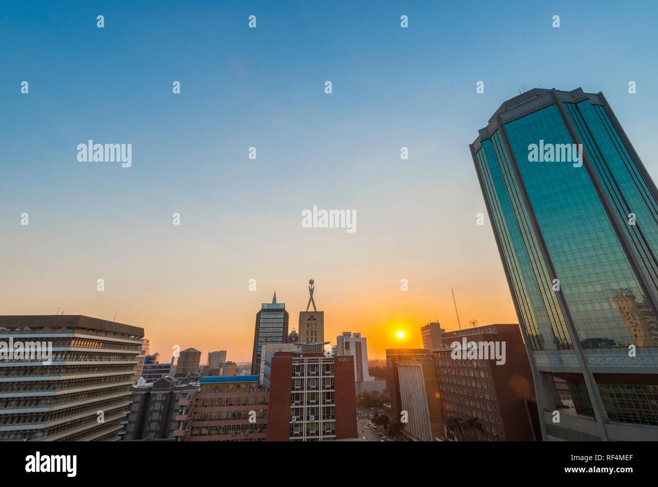 A view of Zimbabwe's Reserve Bank Stock Photo - Alamy