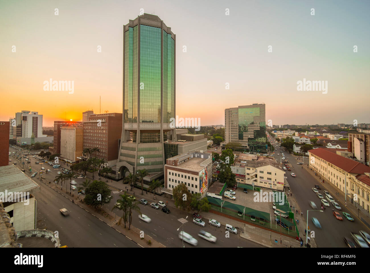 A view of Zimbabwe's Reserve Bank Stock Photo - Alamy