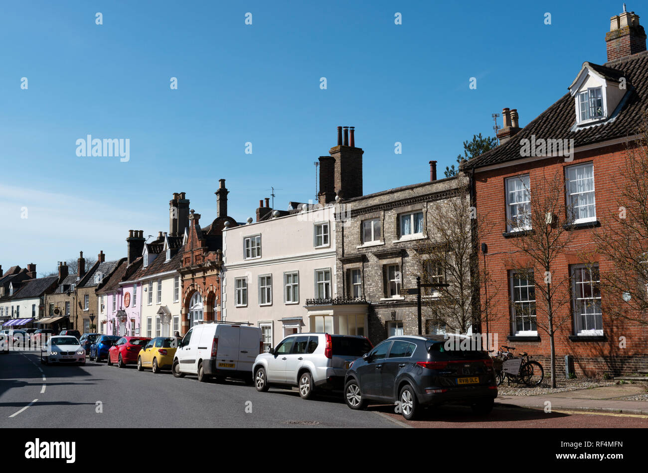 Earsham Street Bungay Suffolk England Stock Photo Alamy