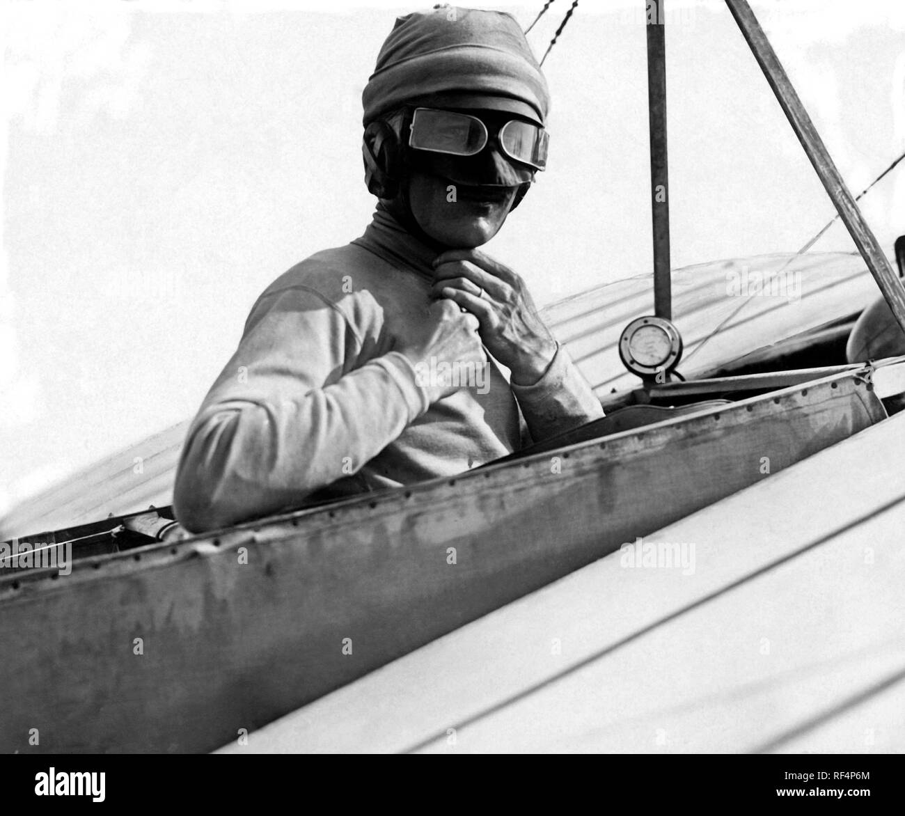 aviation, george legagneux, 1910 Stock Photo
