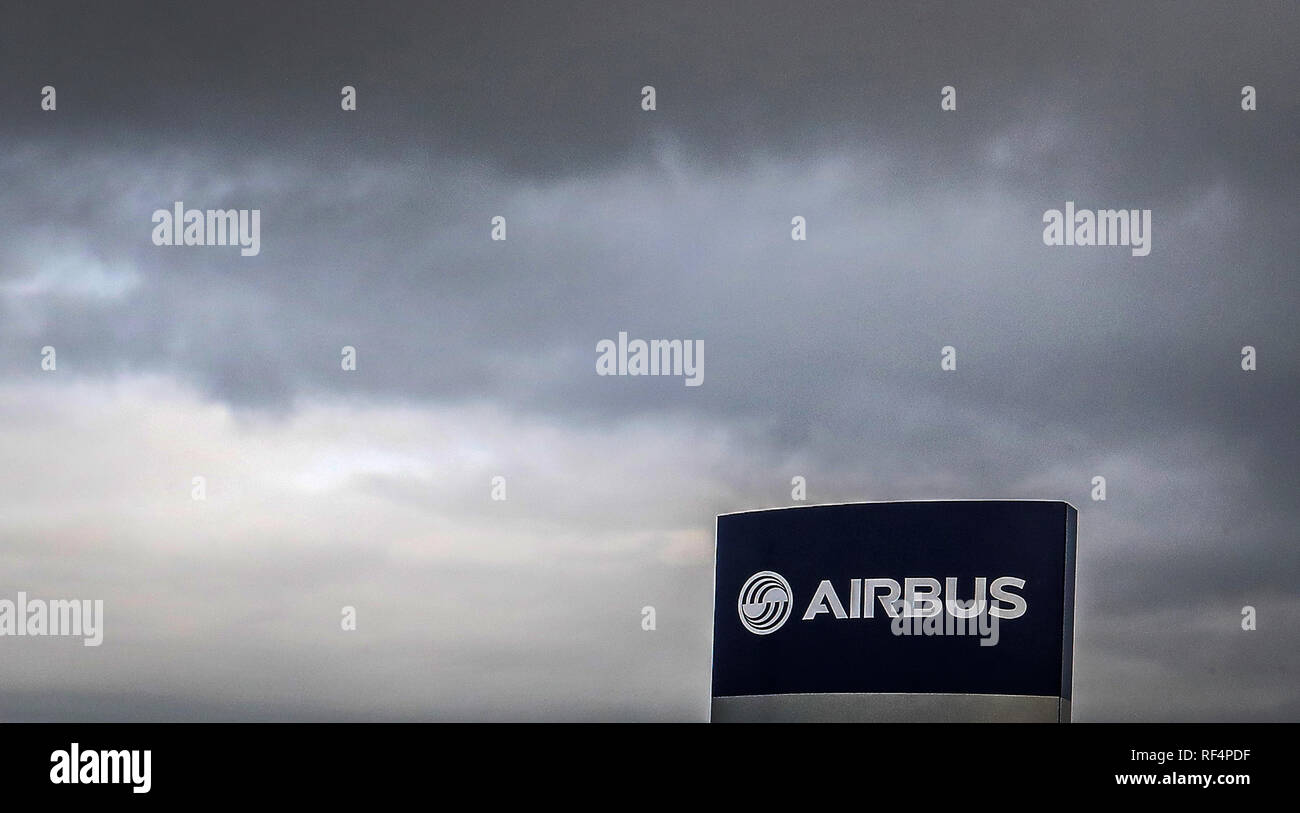 A view of the Airbus wing assembly factory in Broughton, North Wales. The head of Airbus has torn into the Government's handling of Brexit, branding it a 'disgrace' and warning that the company could pull out of the UK if its ability to compete on the global stage is harmed by a no-deal departure. Stock Photo