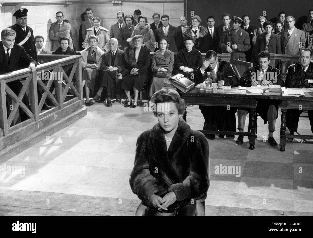 nadia grey and amedeo nazzari, piet�� per chi cade, 1954 Stock Photo