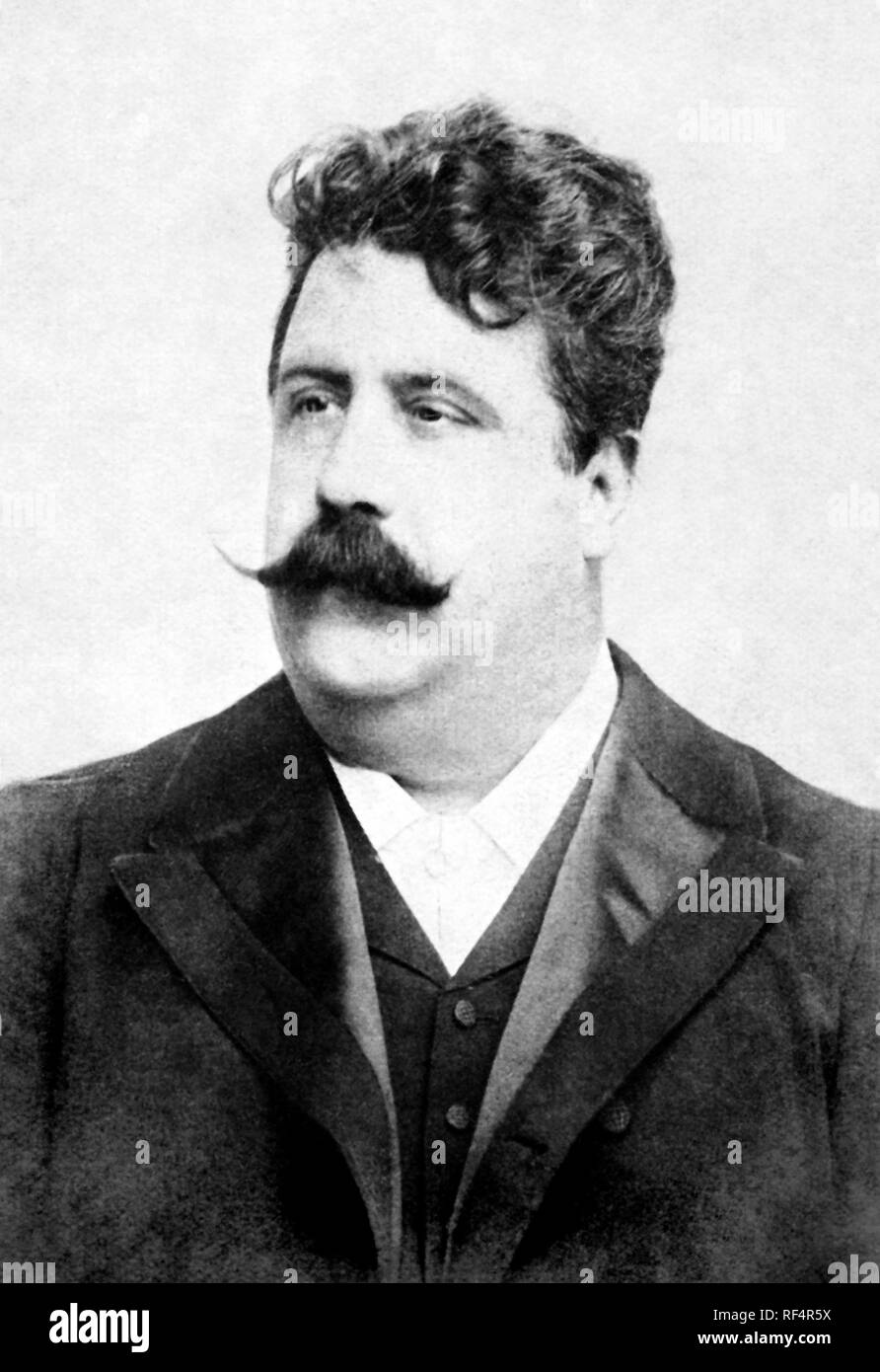 ruggero leoncavallo, 1857-1919 Stock Photo