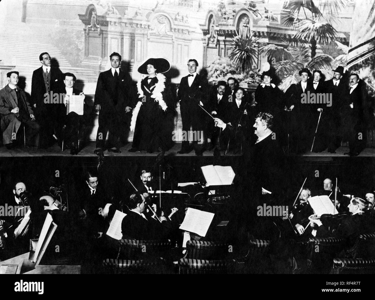 ruggero leoncavallo, hippodrome, london, 1912 Stock Photo
