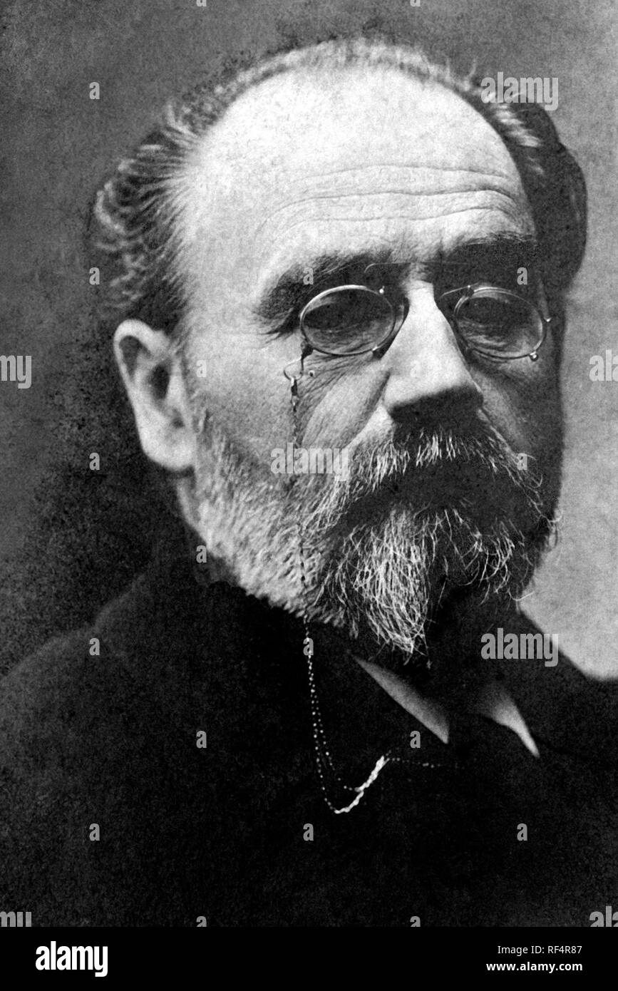 emile zola, 18401902 Stock Photo Alamy