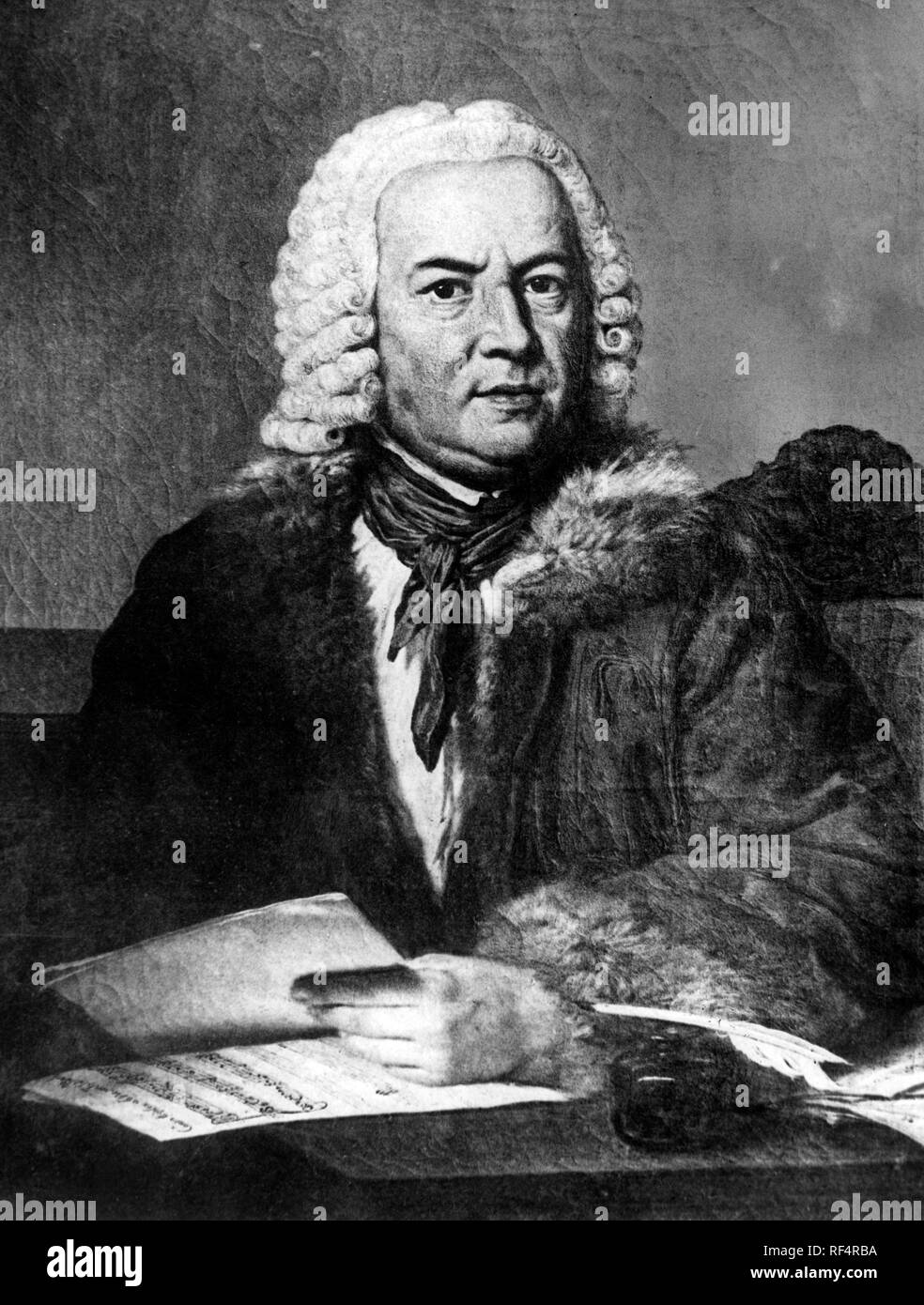 johann sebastian bach, 1685-1750 Stock Photo