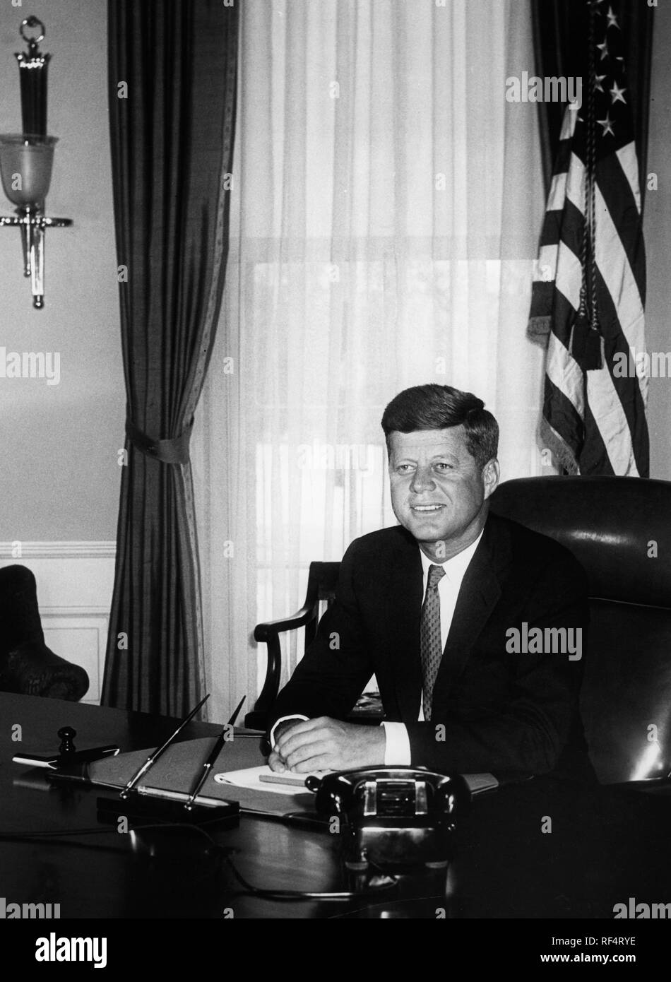 John Fitzgerald Kennedy, 1962 Stock Photo