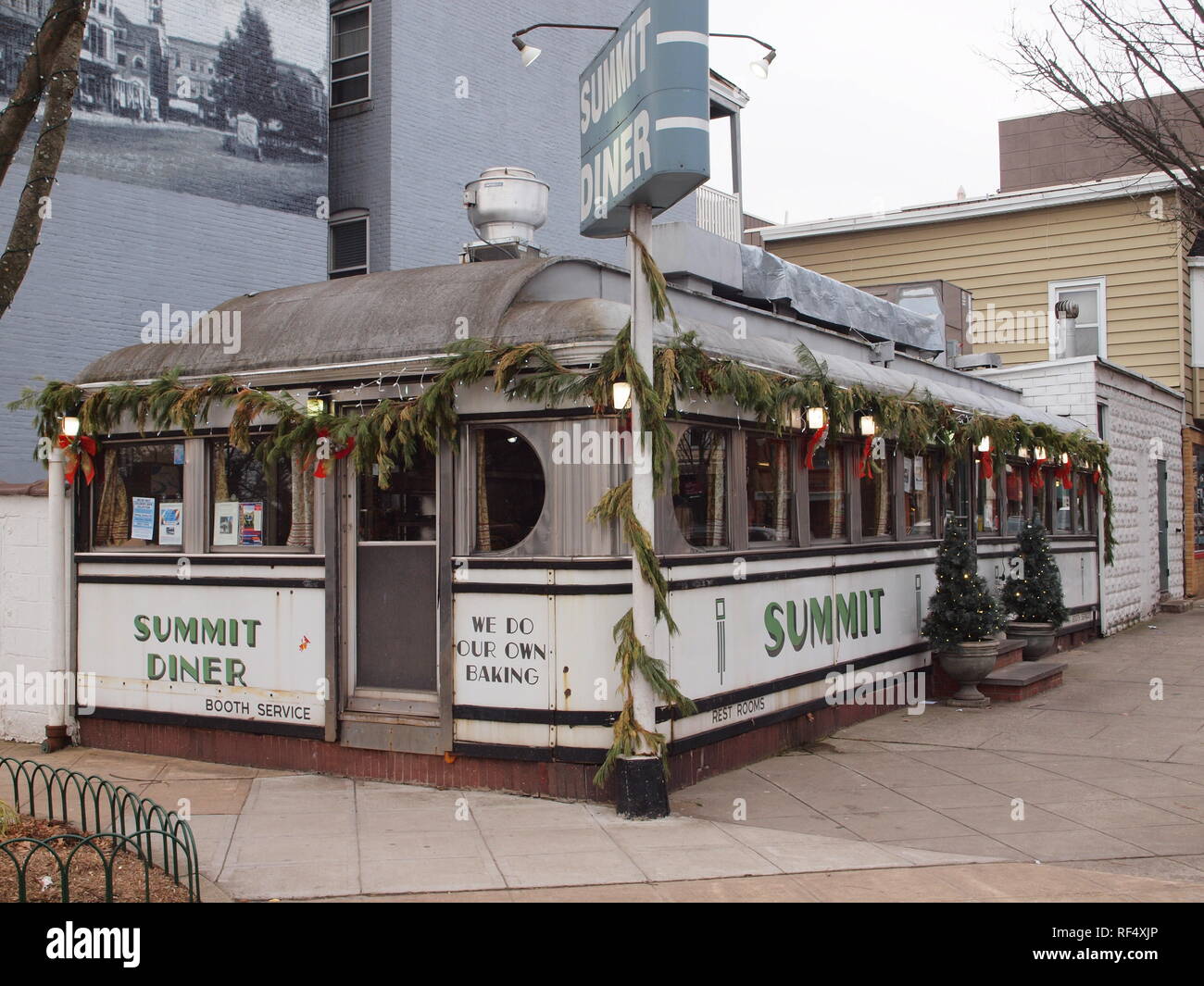 The famous Summit Diner on Summit Ave., Summit, New Jersey. This