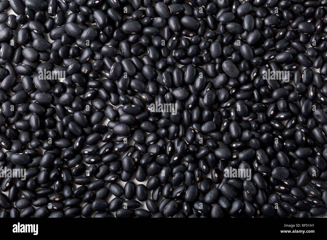 Close up of dried black beans surface as a background texture Stock ...
