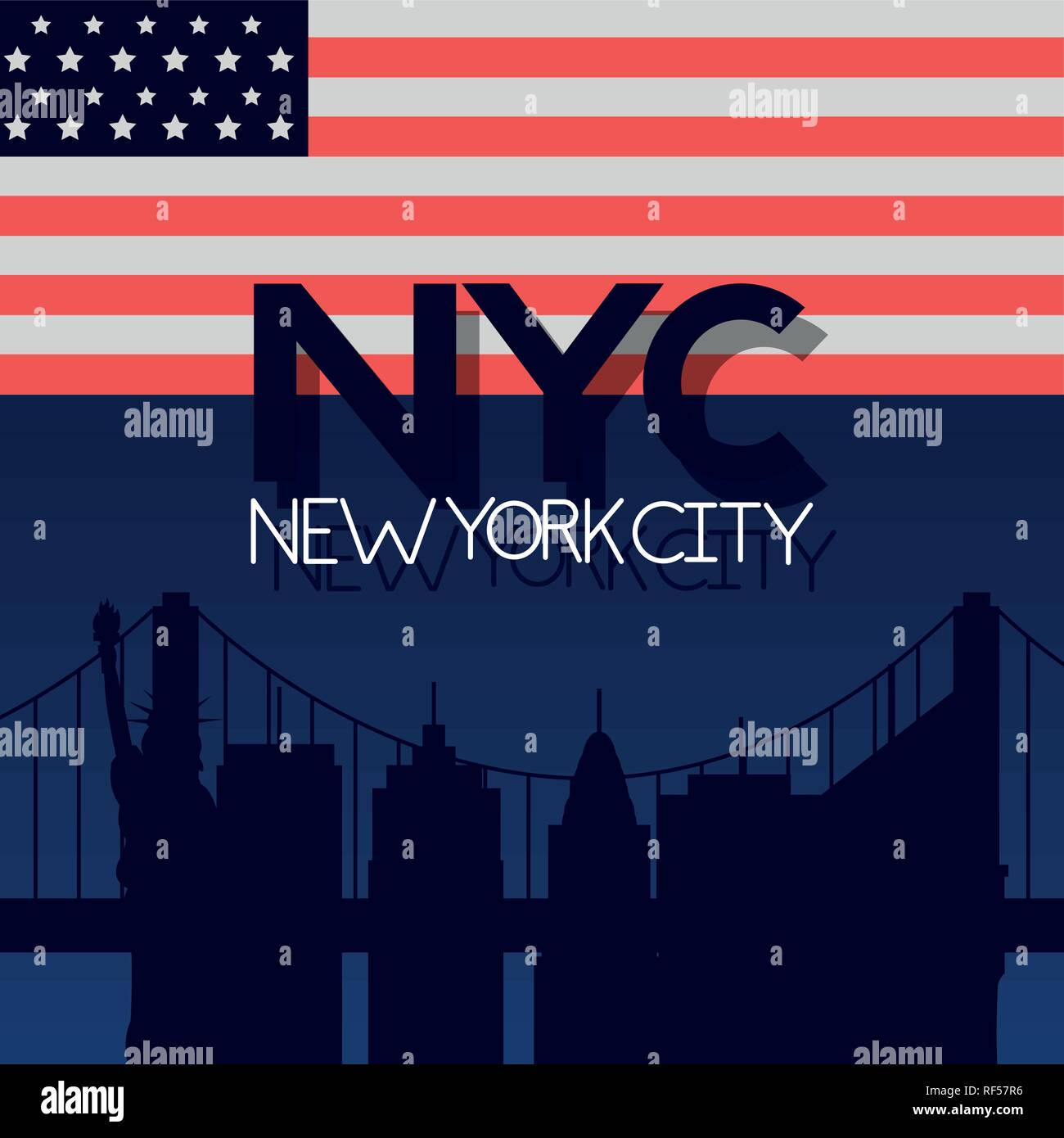 american city new york flag Stock Vector Image & Art Alamy