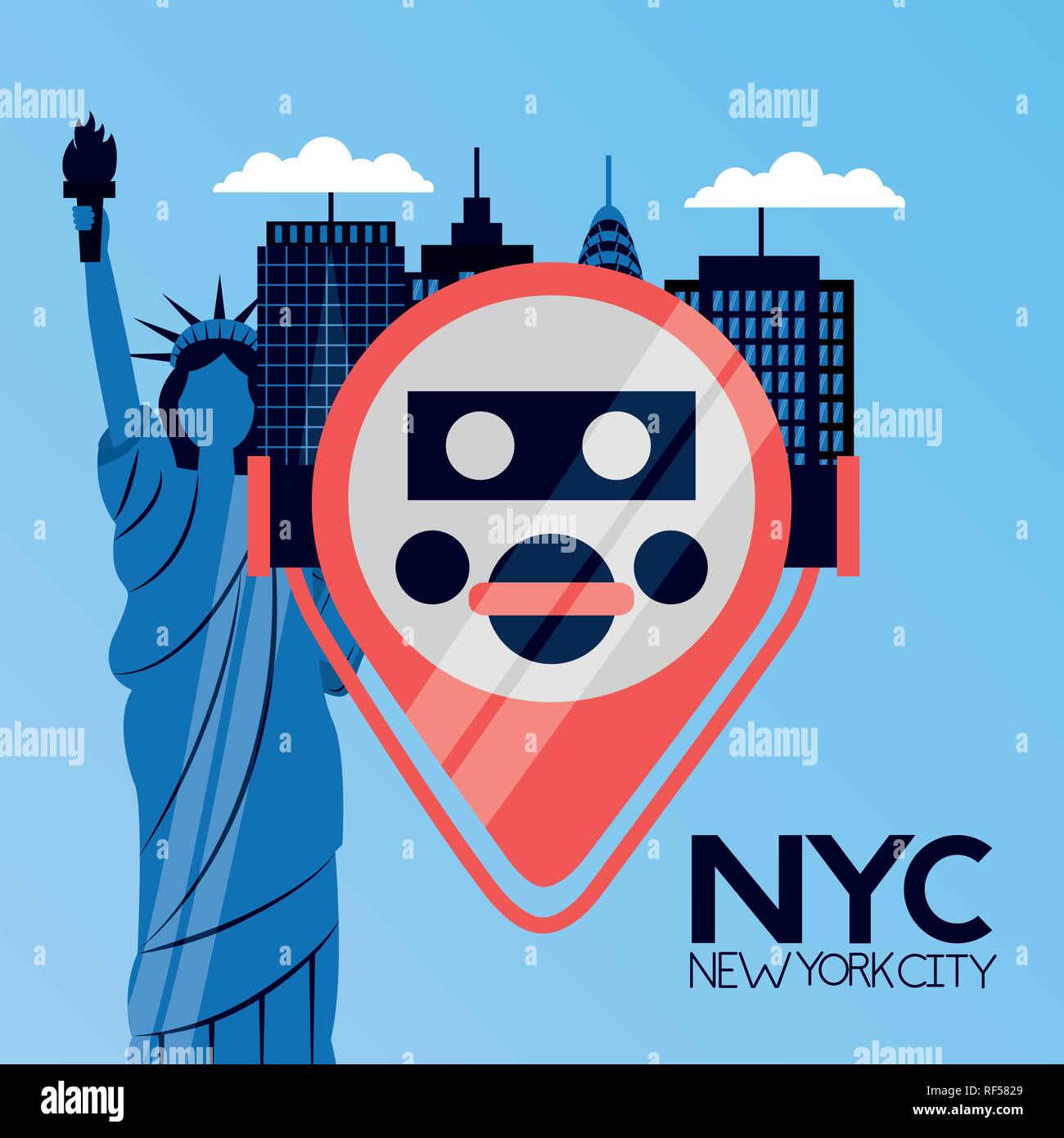 new york city Stock Vector Image & Art - Alamy