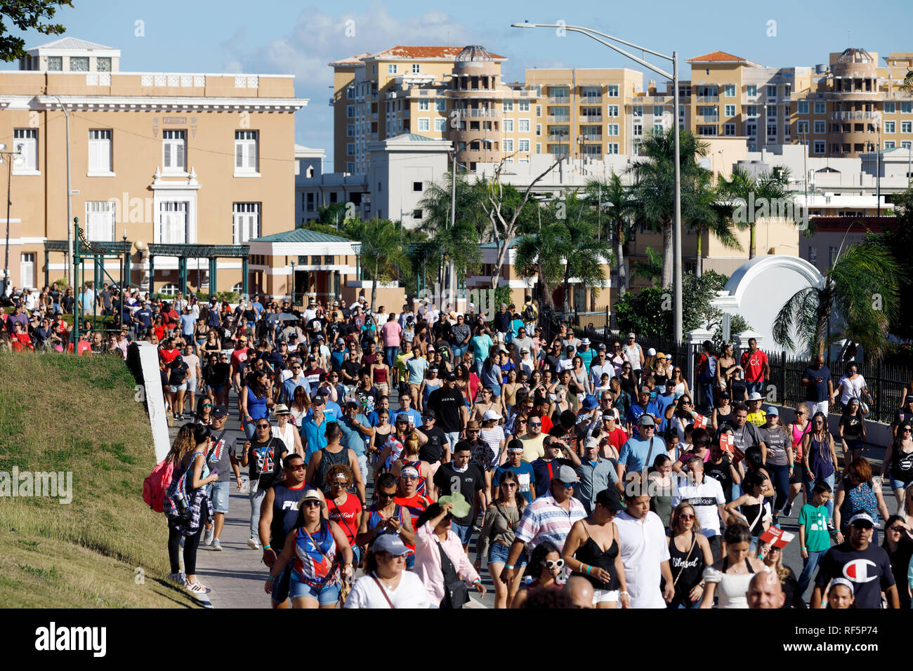San Sebastian Street Festival, San Juan, Puerto Rico Stock Photo