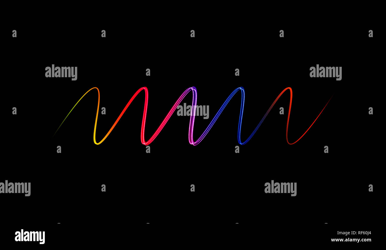 Digital Sound Line Colorful digital line . Speaking sound wave lines. Design element Stock ...