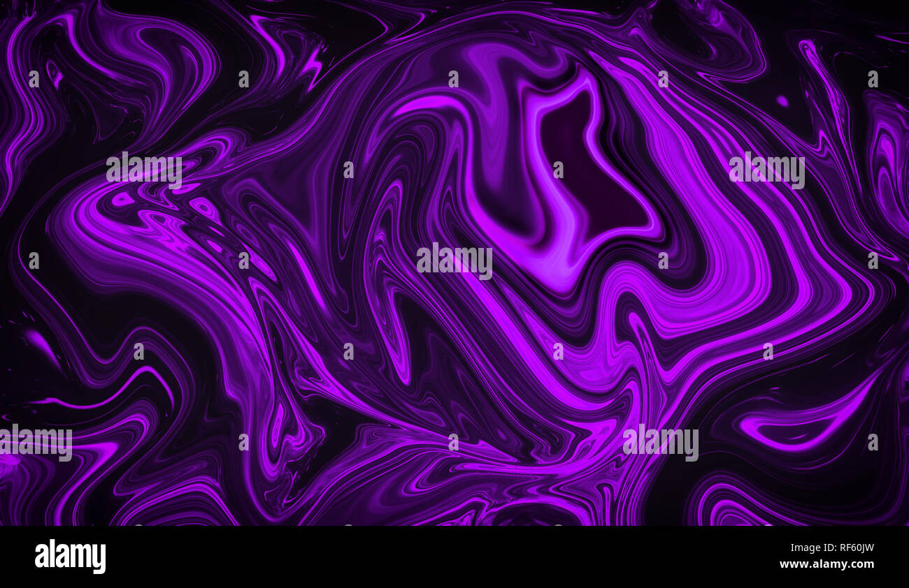 Abstract colorful llquid swirl pattern for creating artworks and prints. Stock Photo