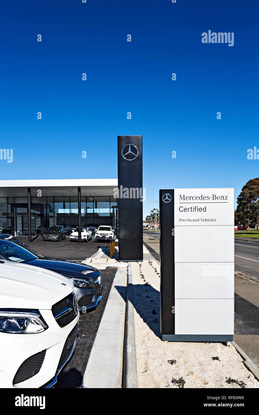 This is the new dealership premises of MercedesBenz in Ballarat