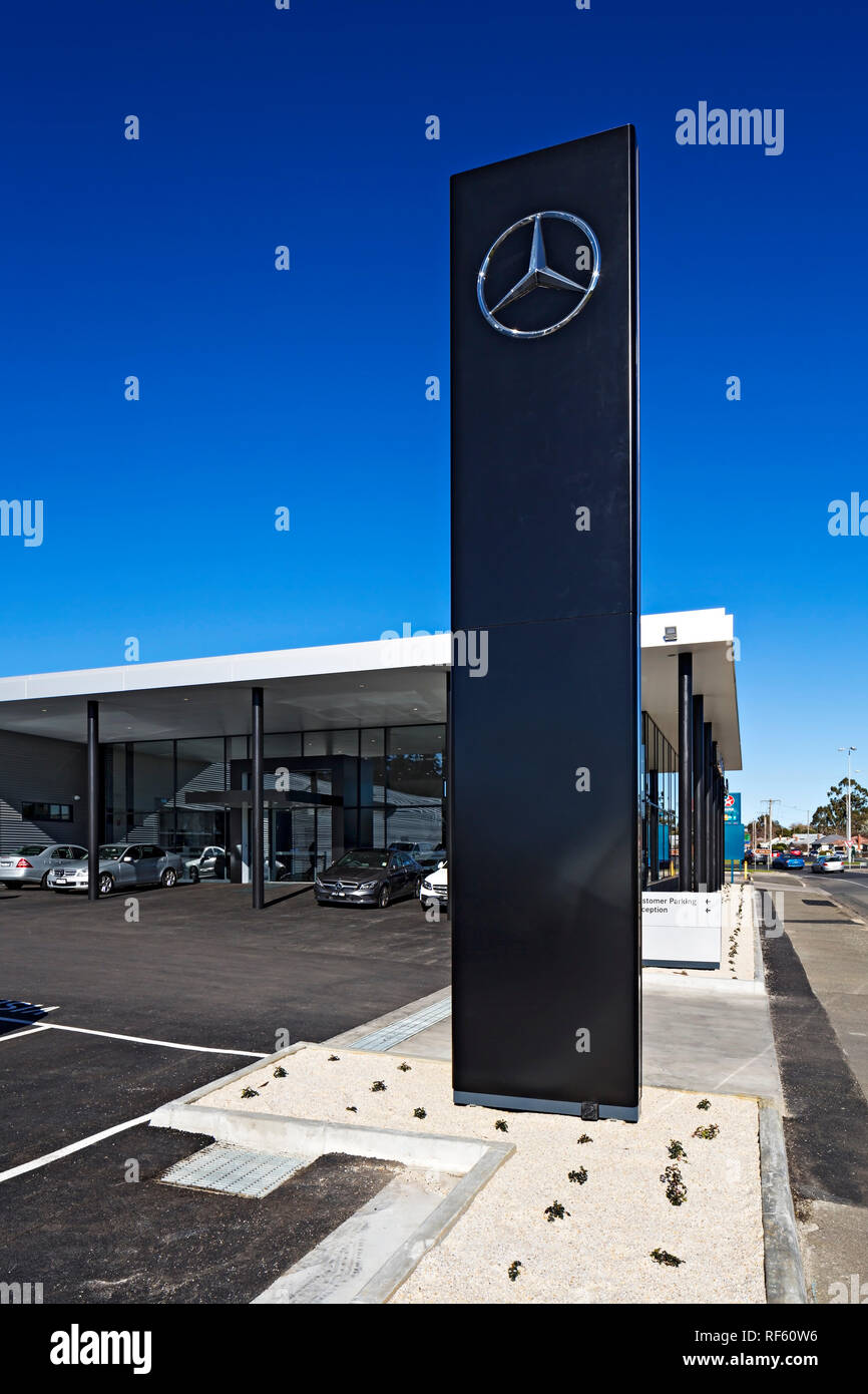 This is the new dealership premises of MercedesBenz in Ballarat
