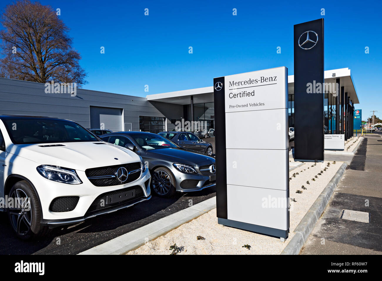 This is the new dealership premises of MercedesBenz in Ballarat
