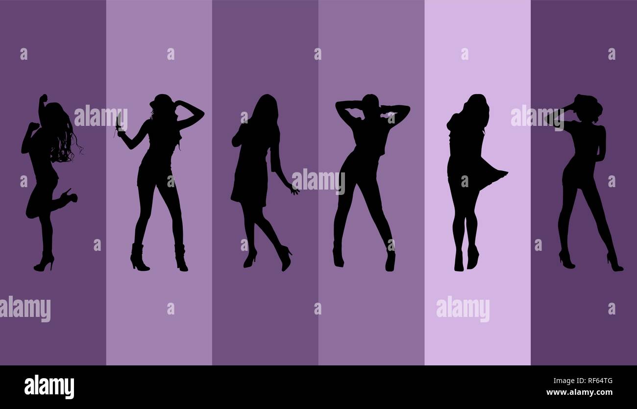 Background For A Club Party With Dancing Stock Vector Image Art Alamy