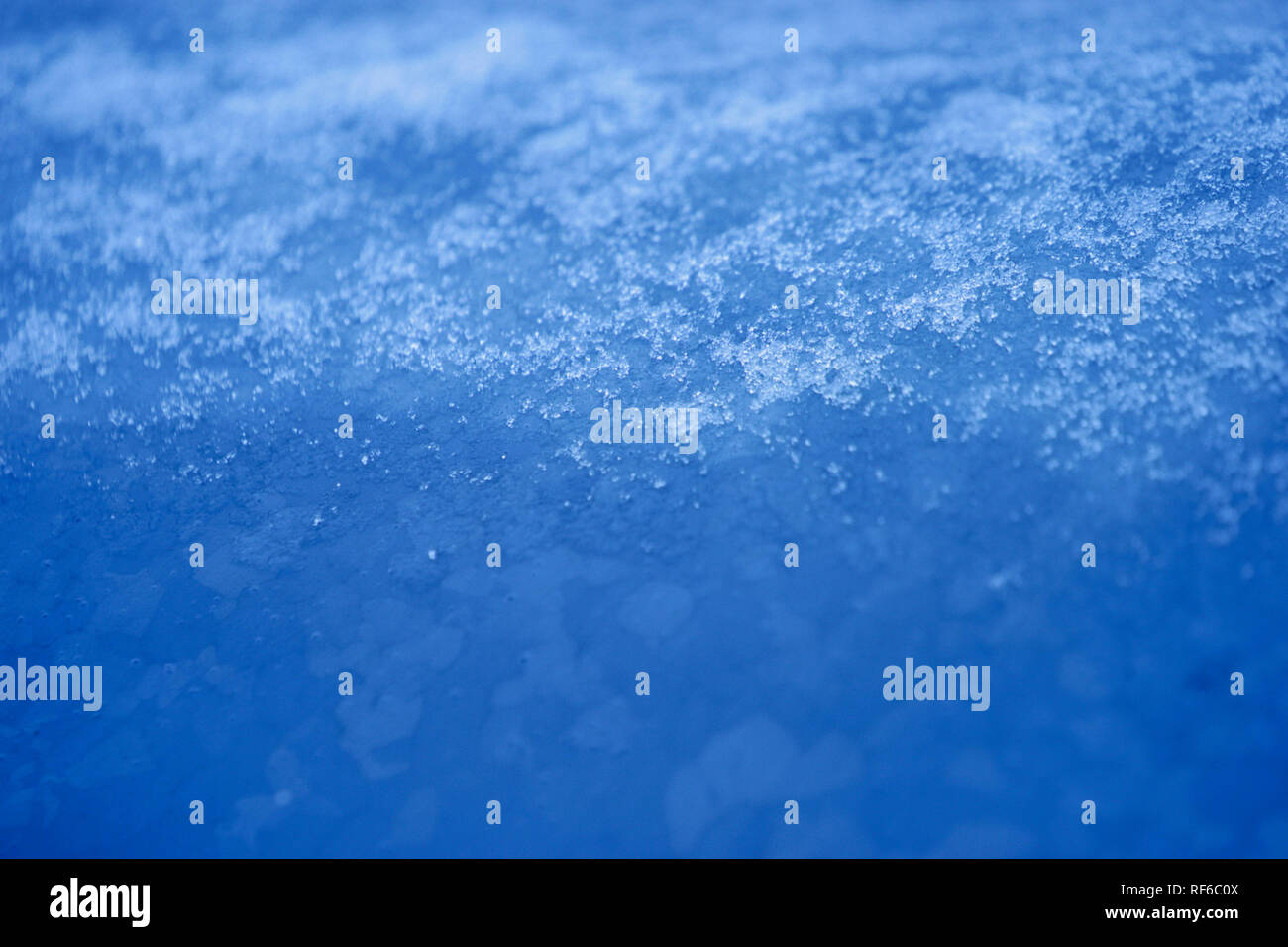 Snowy frozen background Stock Photo