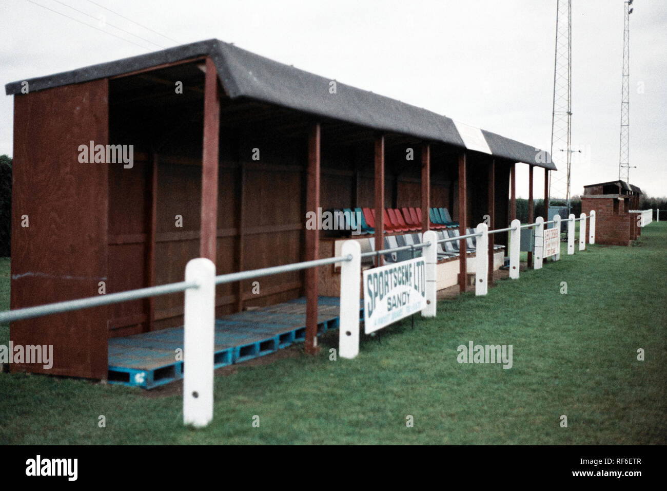 General view of Langford FC Football Ground, Forde Park, Langford Road