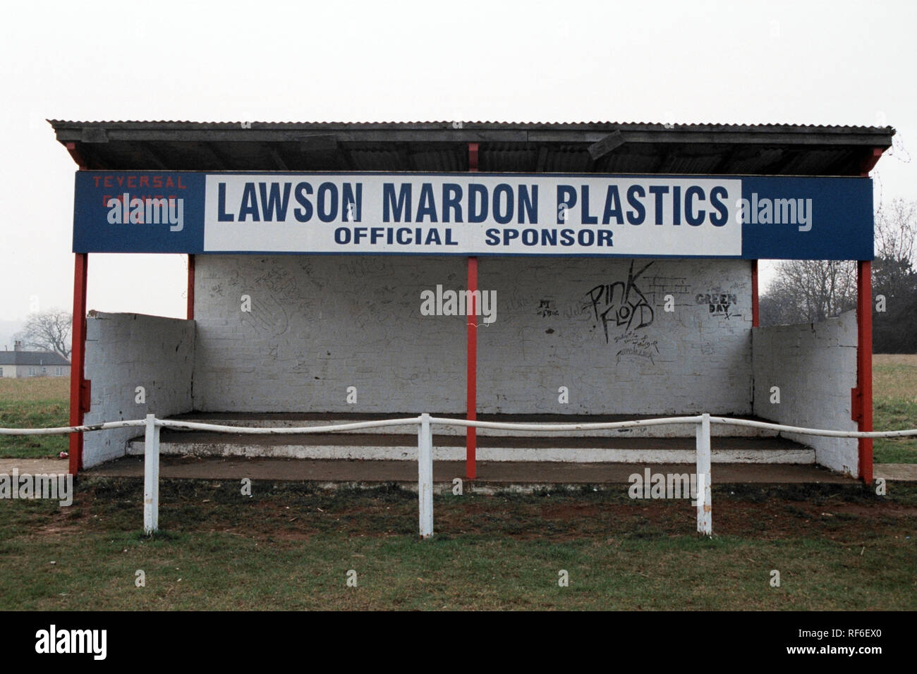 Covered area at Teversal Grange FC Football Ground, Carnarvon Street
