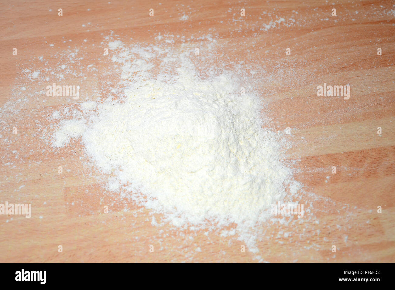White heroin,  diamorphine hydrochloride Stock Photo