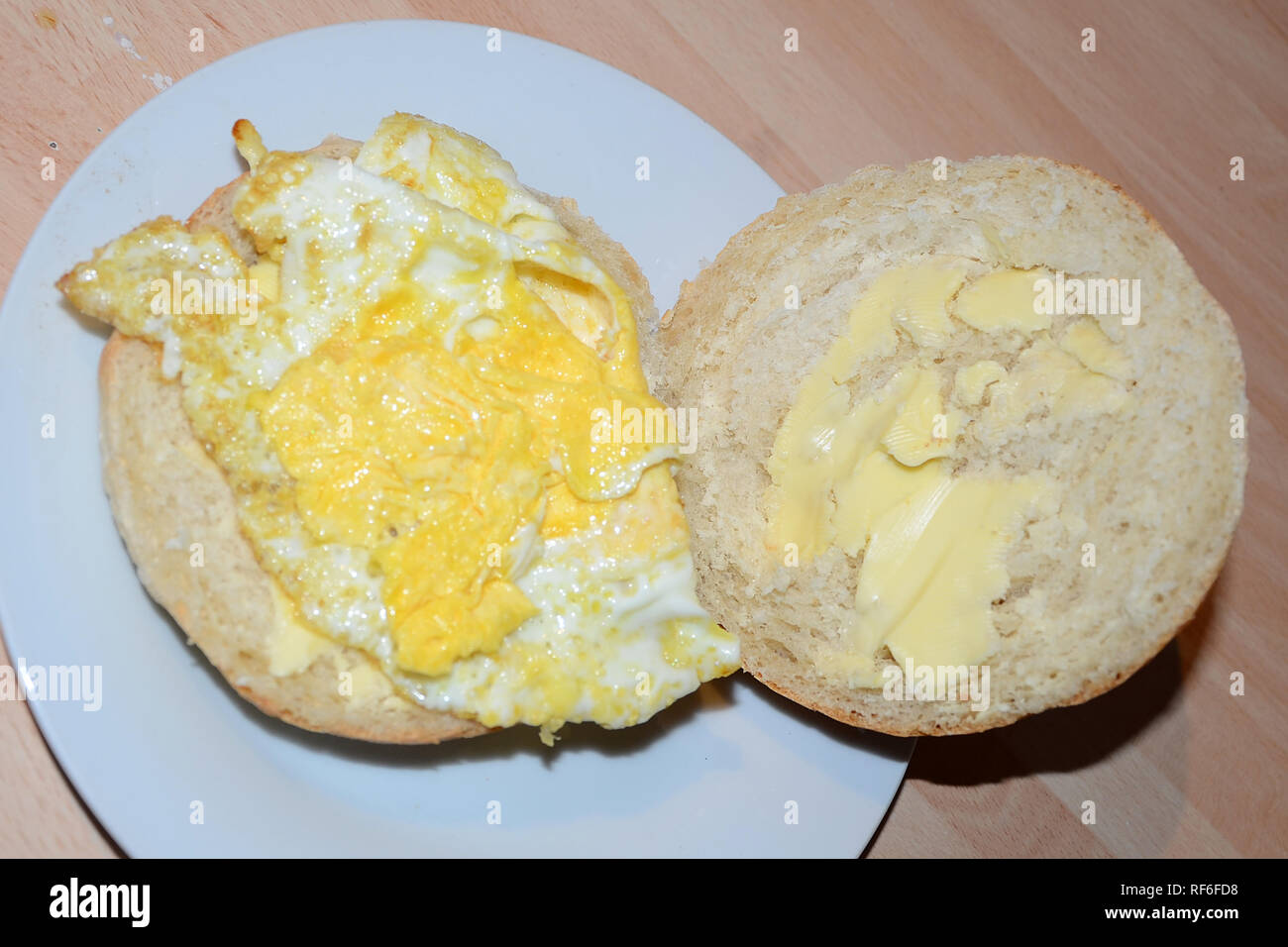 egg sandwich, breakfast Stock Photo