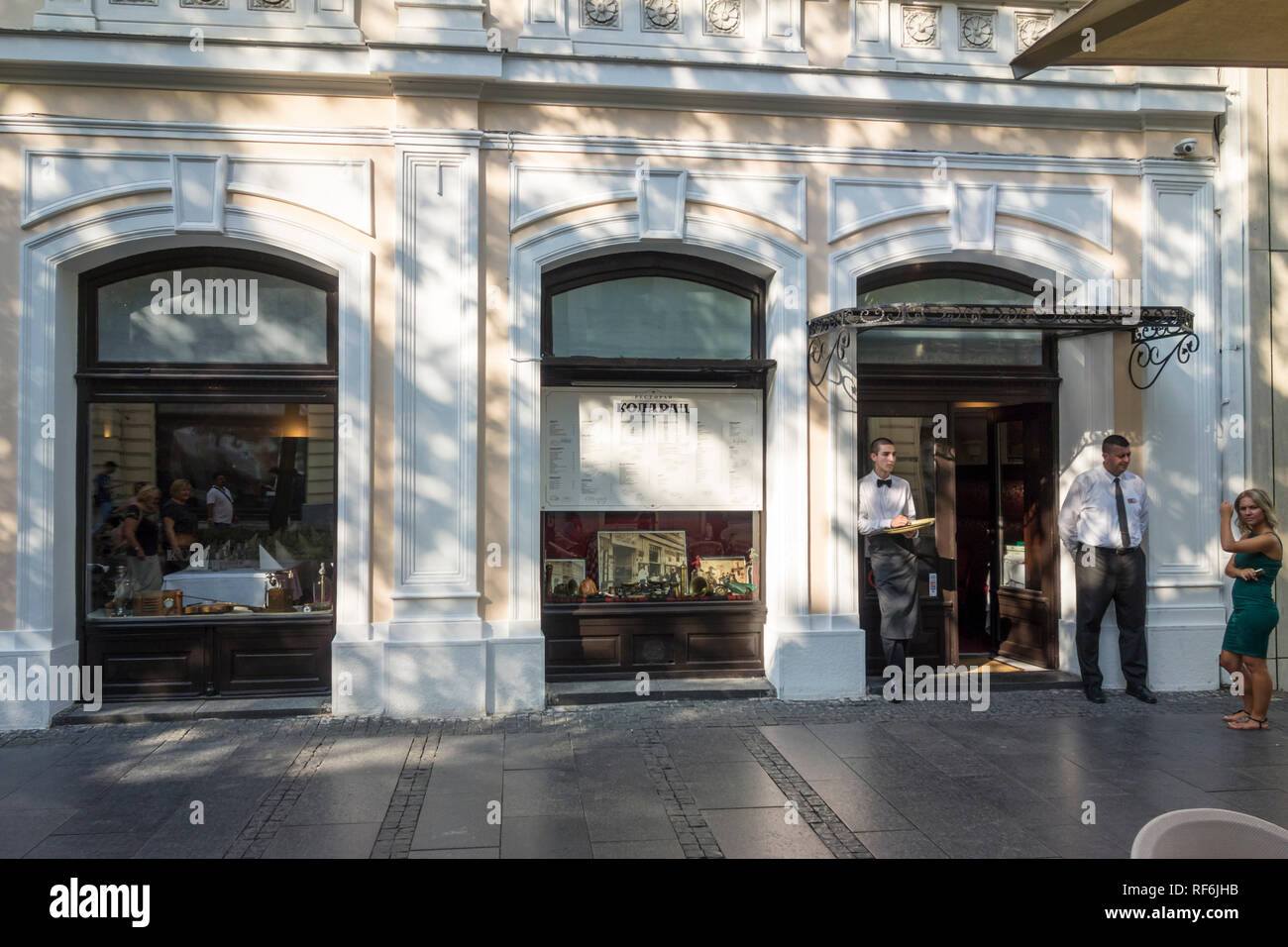 Kolarac is one of the oldest restauran in Belgrade, Serbia Stock Photo