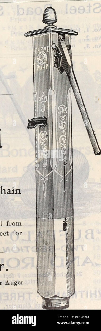 . Kendall &amp; Whitney's illustrated and descriptive catalogue of garden, field and flower seeds. Nursery stock Maine Portland Catalogs; Flowers Seeds Catalogs; Plants, Ornamental Catalogs; Vegetables Seeds Catalogs; Agricultural implements Catalogs. GRINDSTONES. With Treadle and Crank to work either by hand or foot Strong, durable frames. No. 1. Samson, Price, No. 2. No. 3. No. 6. Hercules, &quot; $3.50 3.25 3.00 8.00 —ALSO— Unmounted Stones all sizes and weights. Pine and &amp; Cucumber Wood PUMPS. Pump Curbs, Pump Fixtures, Tubing, Chain and Rubber Buckets. In ordering Rubber Bucket Pumps  Stock Photo