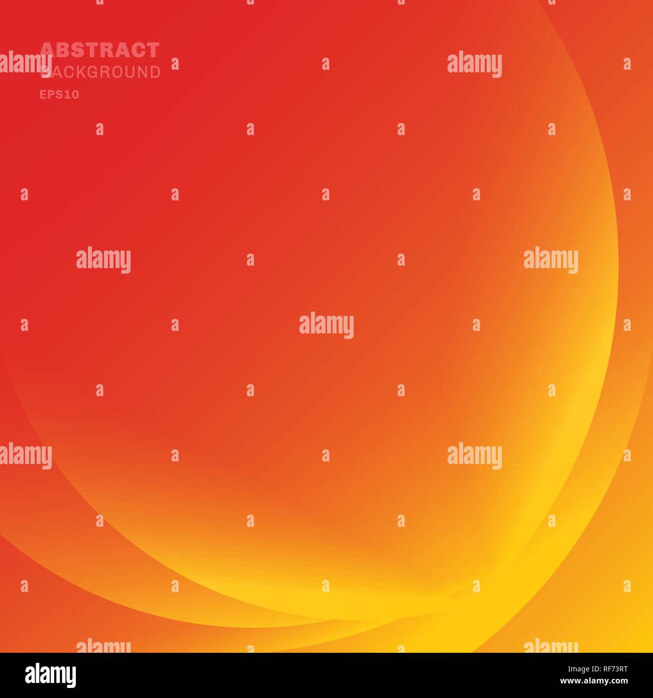 Abstract Red Light Lines Waves Background Yellow And Orange