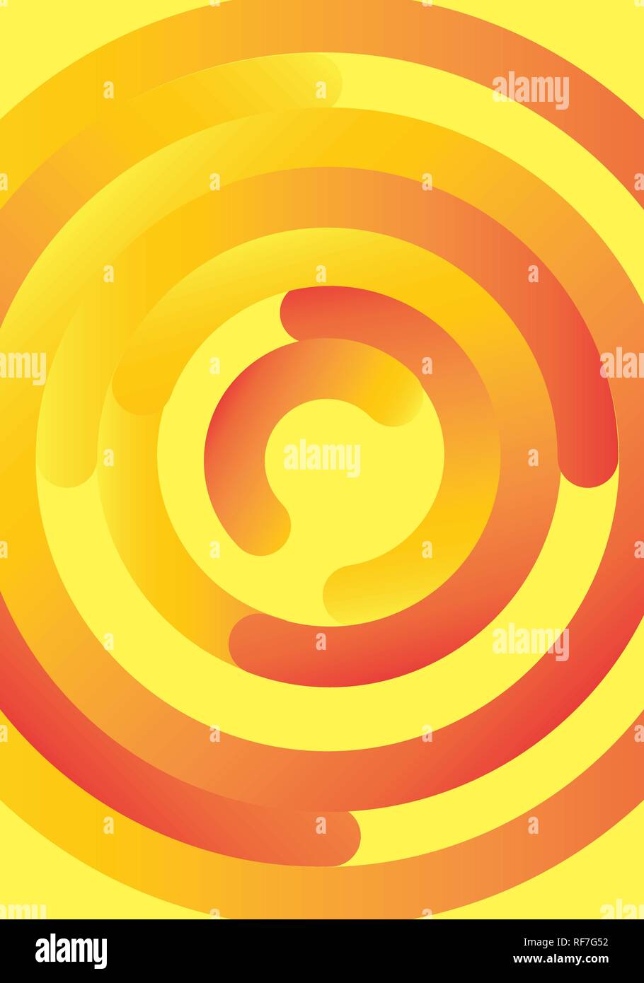 Vector Abstract Circles Design Lines. Design Illustration Stock Vector ...