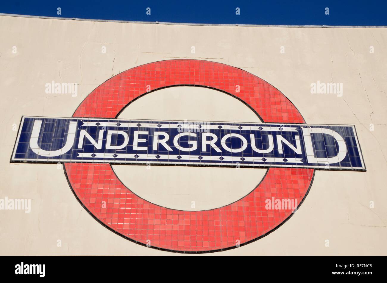 the exterior of the arsenal tube station on the piccadilly underground