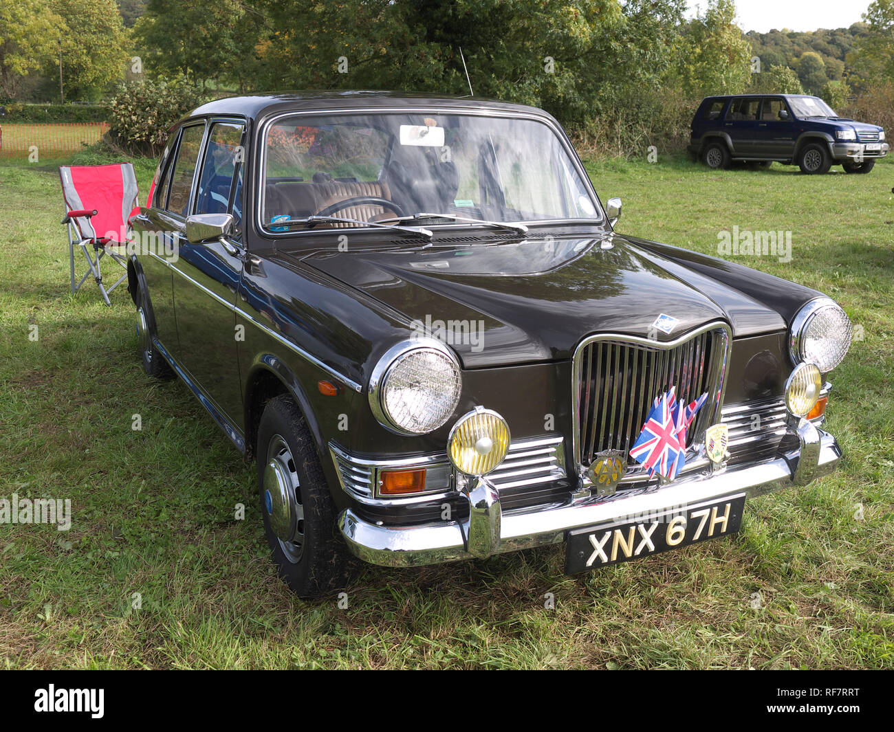Classic 1969/70 Riley at Ashover festival of lights Stock Photo