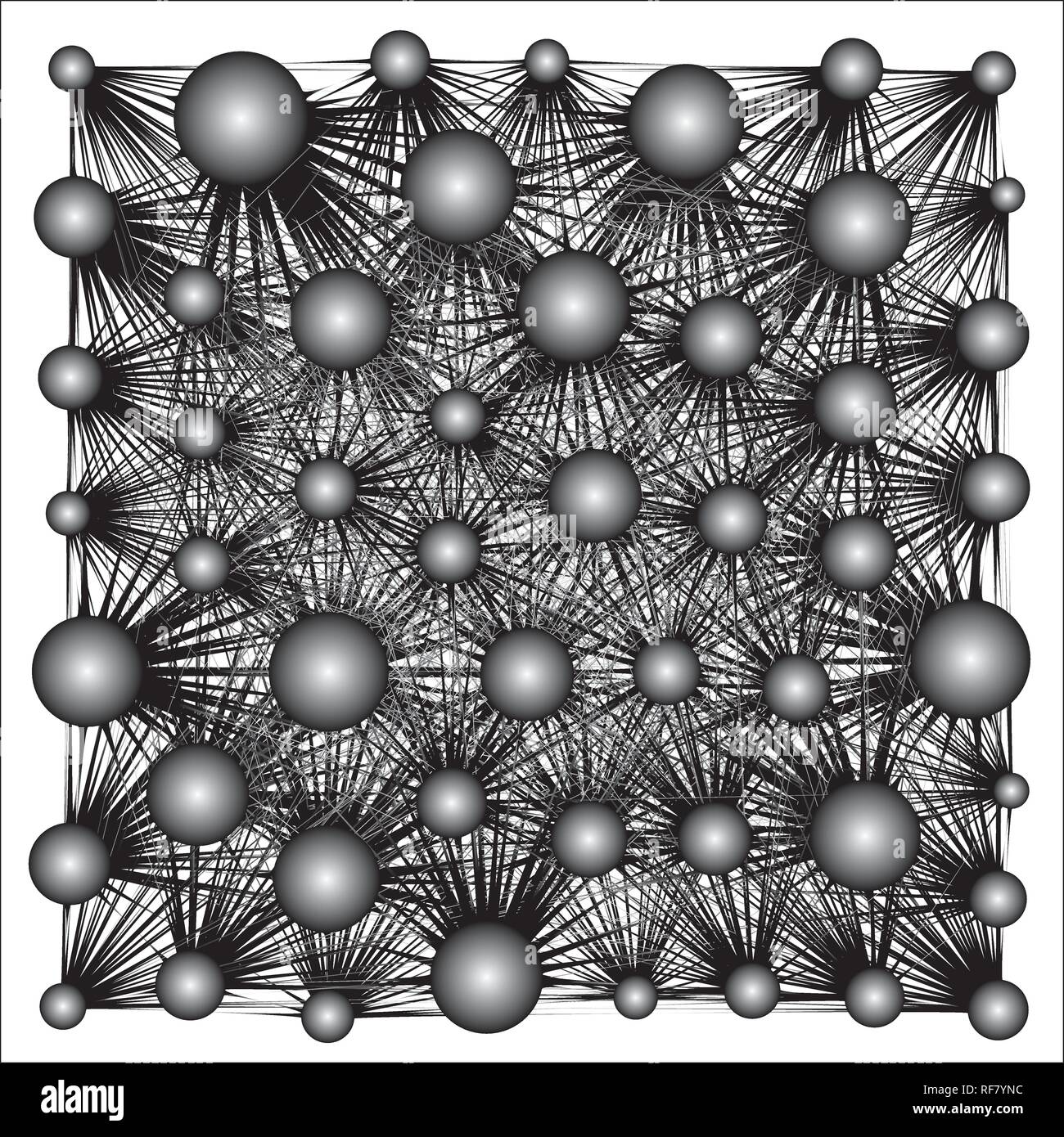 Abstract network connection.Techno cloud abstract background. Lowpoly polygonal triangles design. Big data digital illustration. Stock Vector