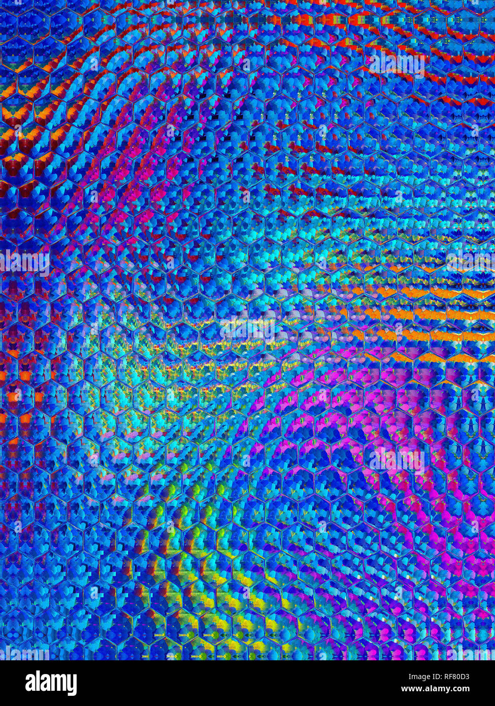 Graphic painting fractal art. Abstract design background. Wall print in ...