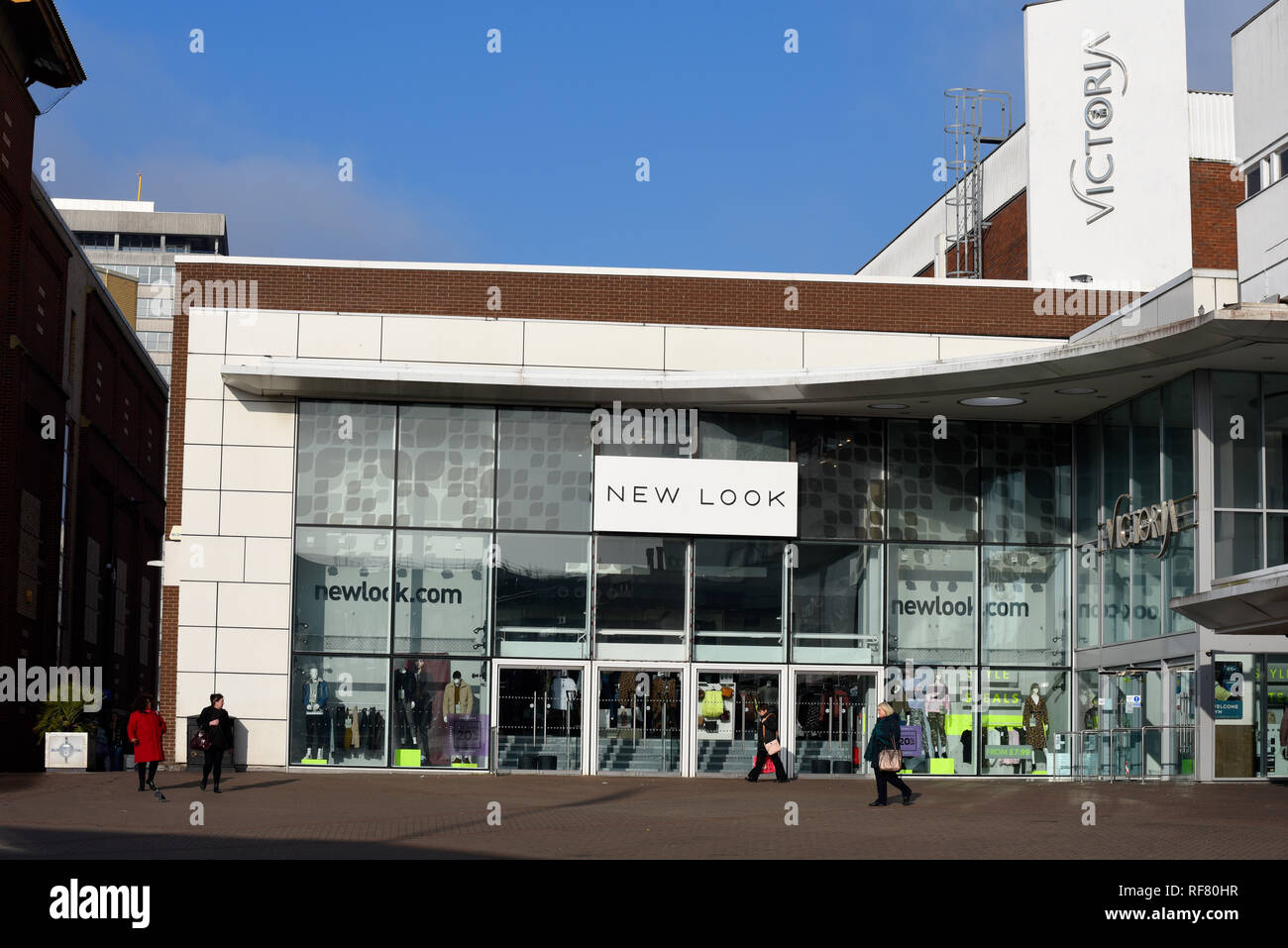 New Look shop in Victoria Circus, Southend on Sea, Essex, UK. Victoria Shopping Centre. Shoppers Stock Photo