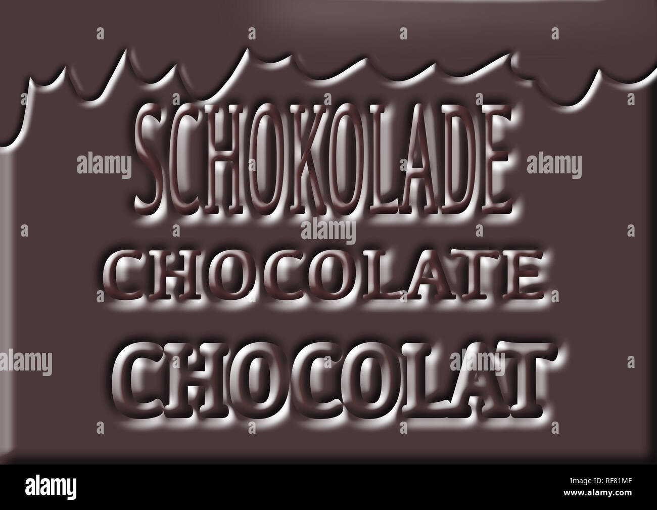 Chocolate advertising hi-res stock photography and images - Alamy