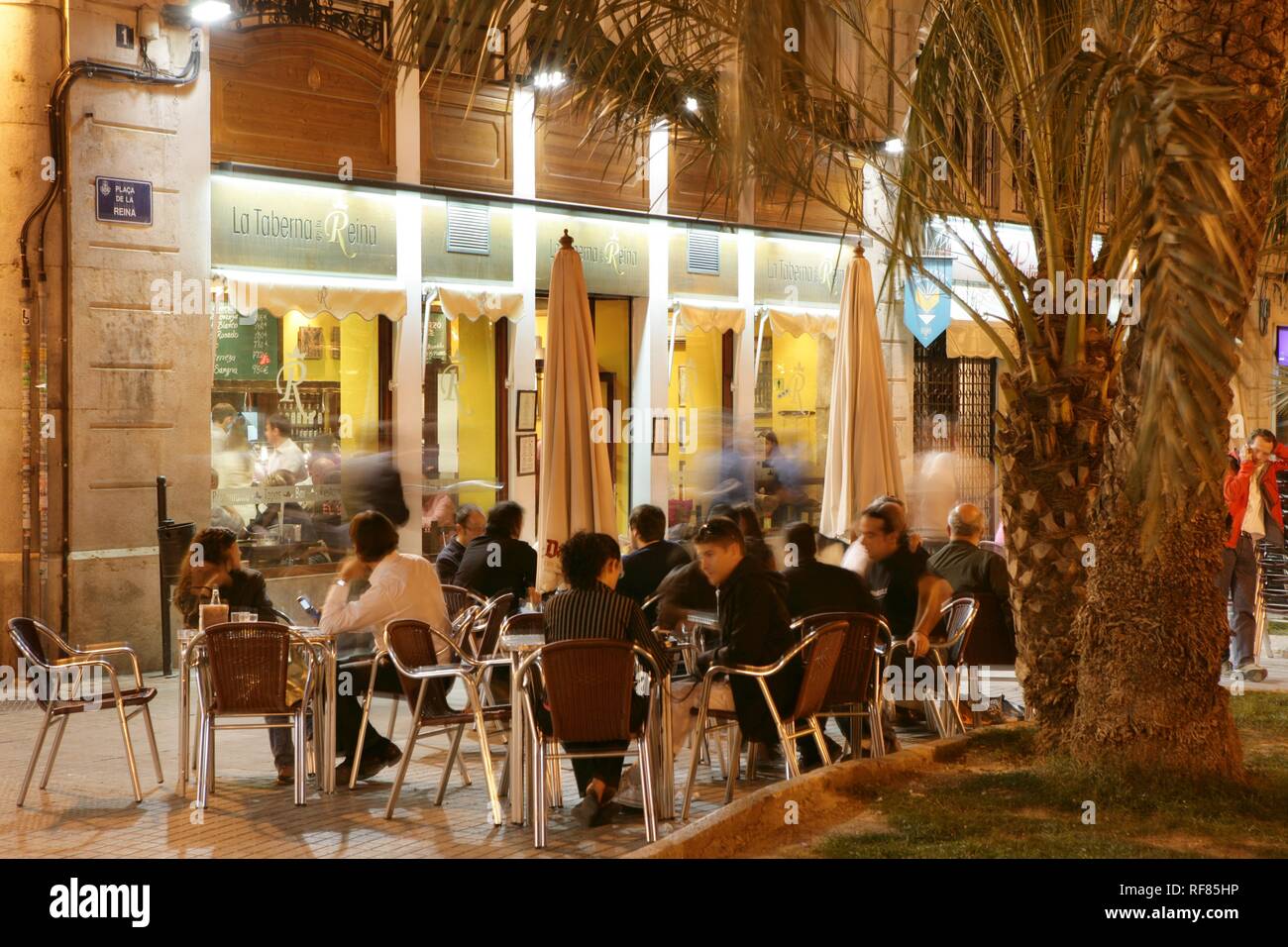 Esp Spain Valencia Old Town Plaza De La Reina Restaurant